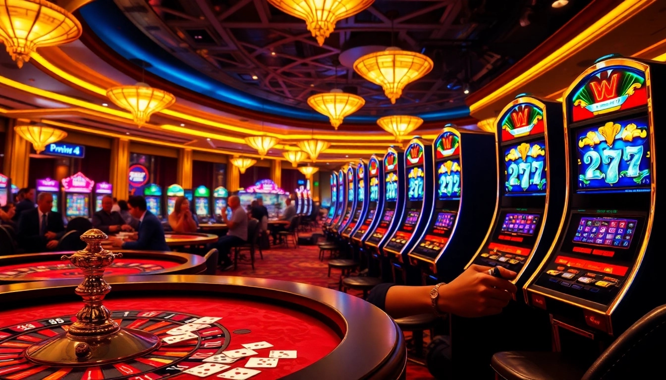 Exciting gameplay at Pragmatic Play slots with high RTP payouts in a luxurious casino.