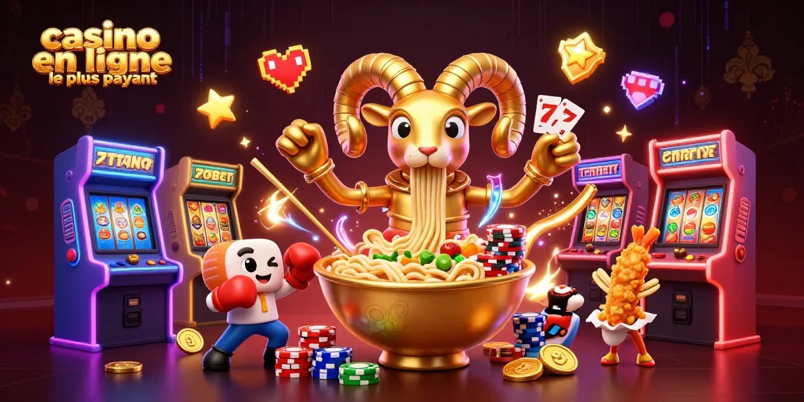 Célébrez l'excitation des gains avec ce casino en ligne le plus payant, montrant des personnages animés aux jeux d'argent.