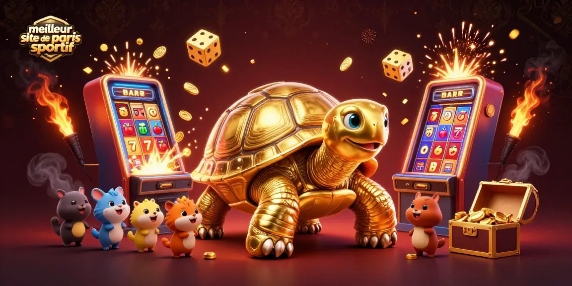 Jouer sur le meilleur site de paris sportif avec un château ludique en 3D et des animaux amusants.