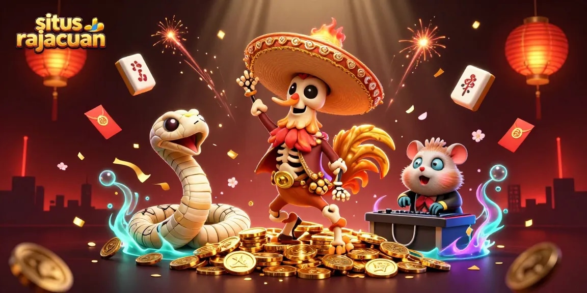 Menangkan permainan di situs rajacuan dengan slot yang menampilkan karakter menarik dan simbol berkilau.