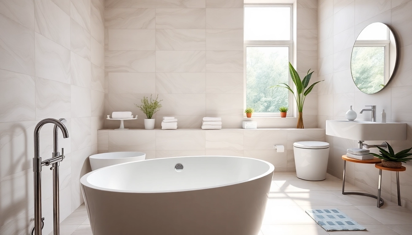 Stunning bathroom renovation cost display with modern features and elegant finishes.