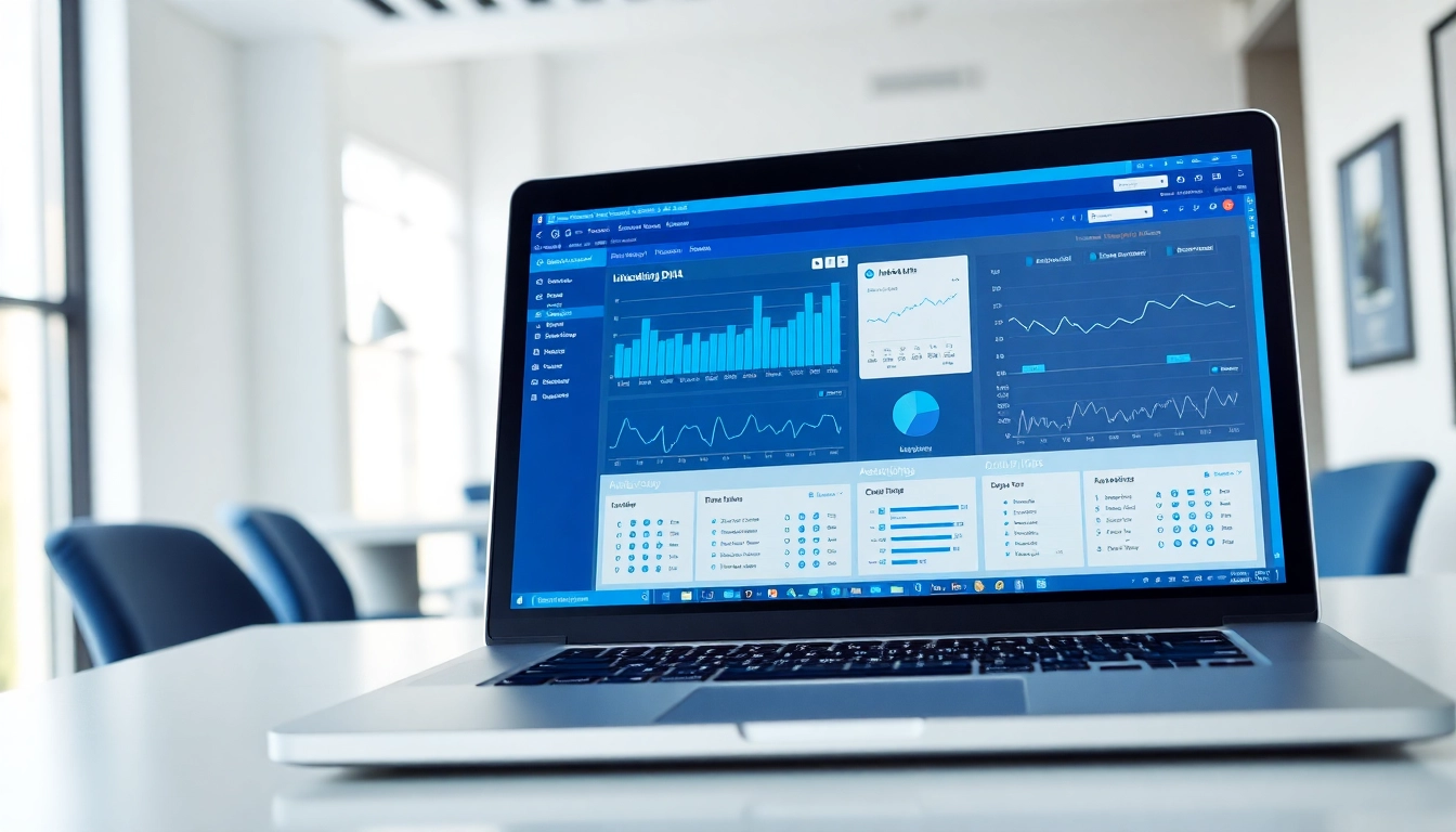 Extracting linkedin search data through a software interface in a modern office.