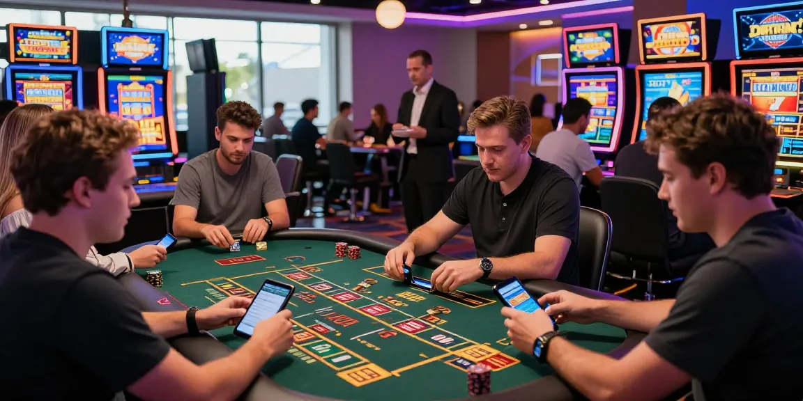 Explore the vibrant atmosphere of credit card casinos at https://maic.org.uk, featuring diverse players engaged in exciting games and promotions.