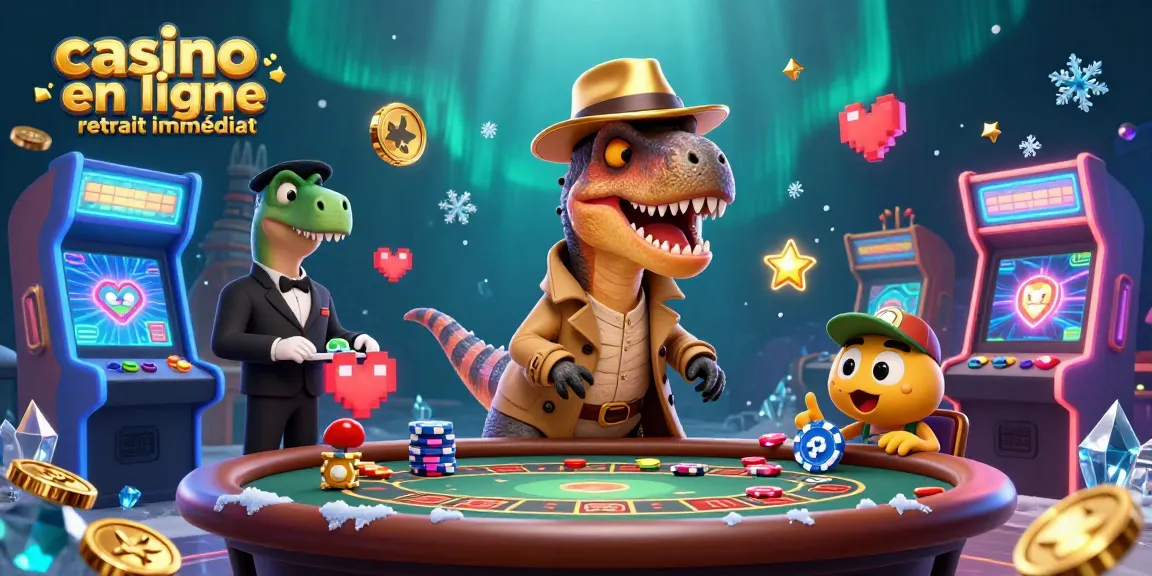 Jouez avec style au casino en ligne retrait immédiat avec un velociraptor intrigant et un pit boss.