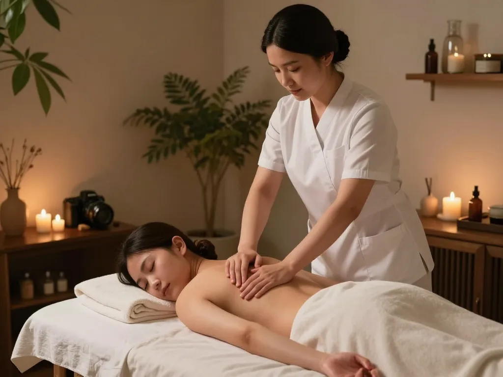 Experience a relaxing Swedish massage at https://www.makangs.com/region/국내/서울-/마사지-스웨디시 in a serene spa environment.