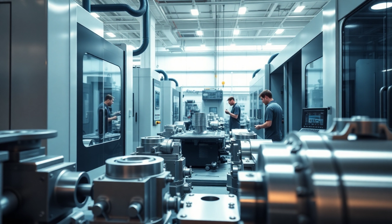 Showcasing Chiheng Custom CNC Machining in a professional workshop with advanced machines.