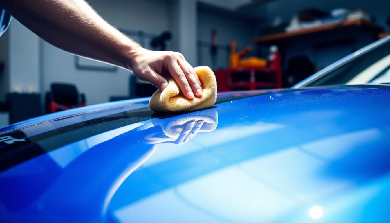 Apply paste wax car detailing for a stunning shine on your vehicle.
