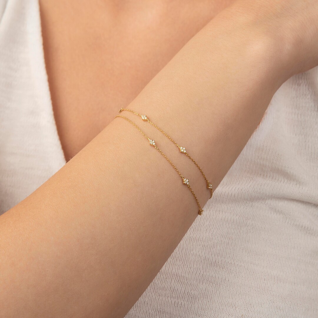 Diamond by the Yard Bracelet – Elegant Sparkle for Every Occasion