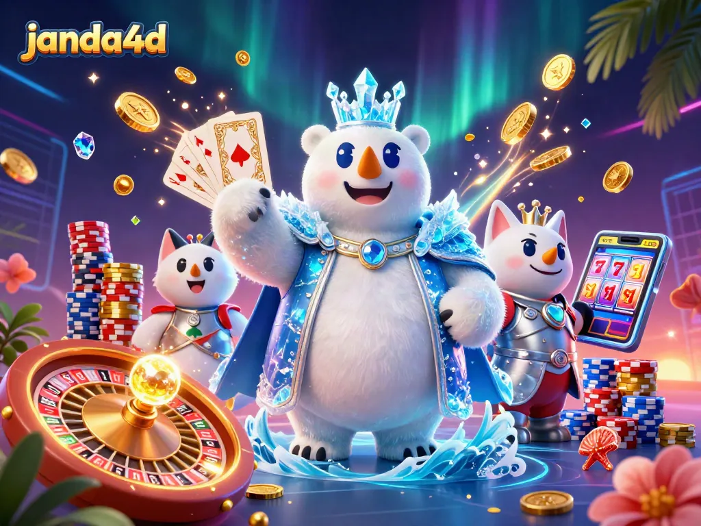 Mainkan slot seru di janda4d dengan lingkungan kasino yang kaya akan detail dan energi.
