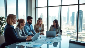 Quickplus Business Consultants team collaborating effectively in a modern Dubai office.