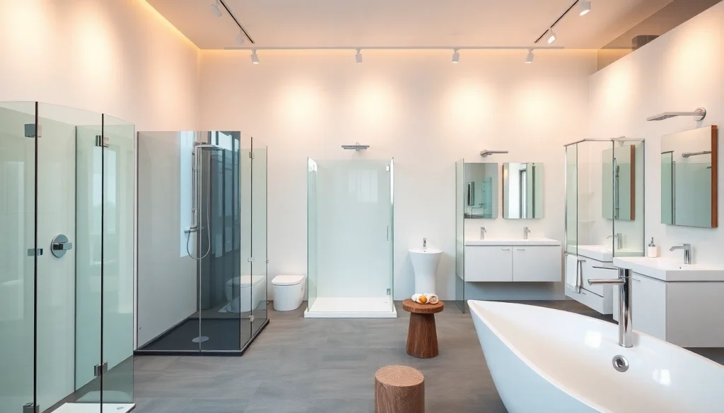 Erleben Sie die hochwertigen Badezimmerlösungen von sonni sanitär GmbH in einem modernen Showroom.