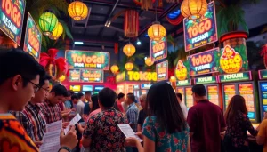 Menangkan toto togel resmi dalam suasana permainan yang semarak dan penuh warna.