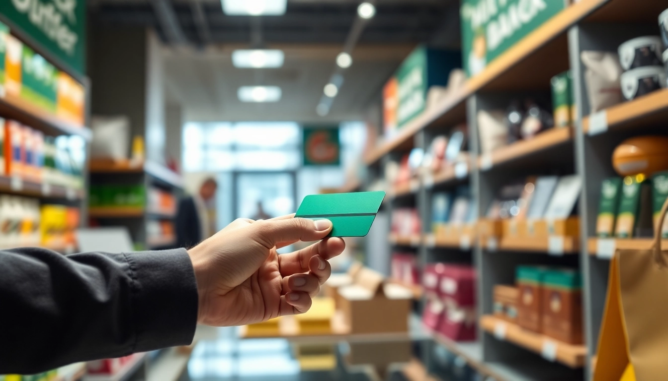 카드깡을 통해 현금화하는 장면을 묘사한 사진