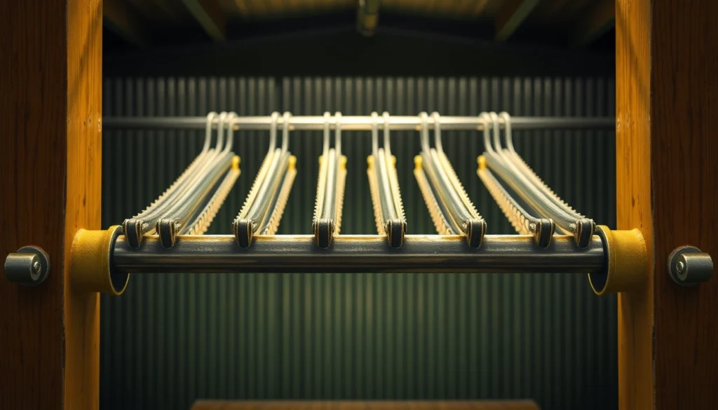 Herrajes para colmenas en un entorno natural, mostrando su calidad y diseño funcional.