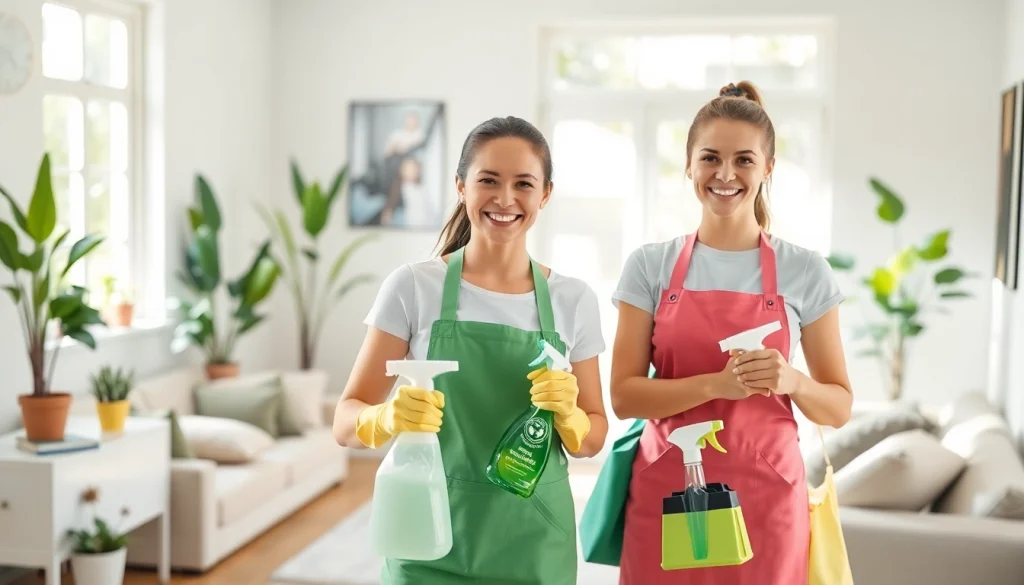 Cleaning Service professionals ensuring a spotless home with eco-friendly techniques.