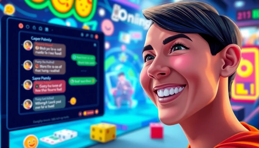 Permainan domino88 live chat game memperlihatkan interaksi pengguna dengan antarmuka yang dinamis.