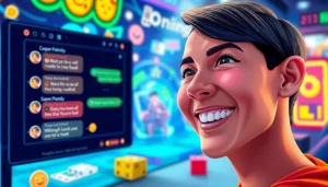 Permainan domino88 live chat game memperlihatkan interaksi pengguna dengan antarmuka yang dinamis.