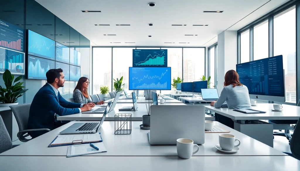 Engaging view of a modern office at https://fhpts.com showcasing collaboration and professionalism.