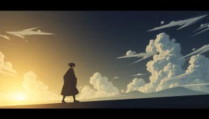 オンライン家庭教師 大学受験で生徒が学んでいるシーン、集中する表情が特徴。