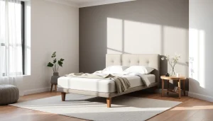 Materasso singolo elegante e confortevole, ideale per dormire bene e riposare, caratterizzato da un design moderno.