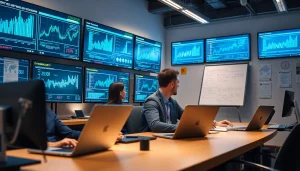 Enhance security measures with cyber security fredericksburg experts analyzing data in a modern office.