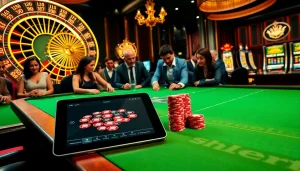 Experience the thrill of shbet com with vibrant poker games and luxury casino visuals.