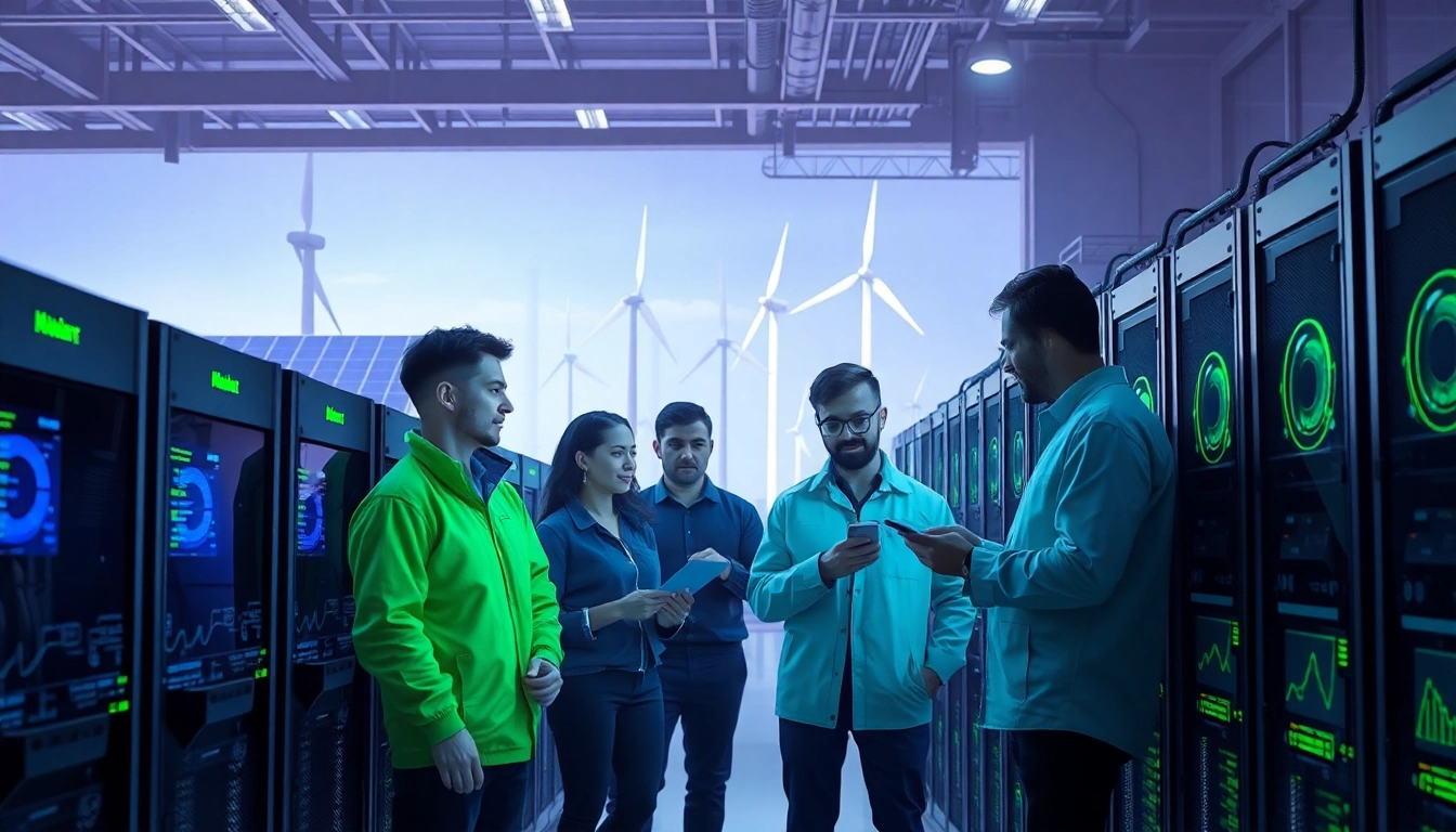 Free crypto mining facilities with advanced technology and renewable energy sources.