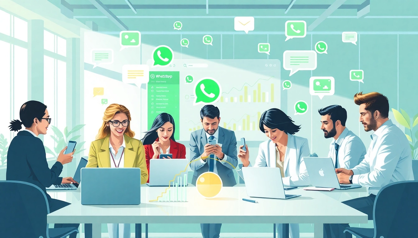 Understanding What is a CRM for WhatsApp with professionals collaborating in a modern setting.