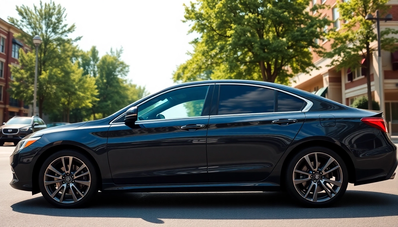 Tint application showcasing the best window tint Chattanooga TN on a modern car.