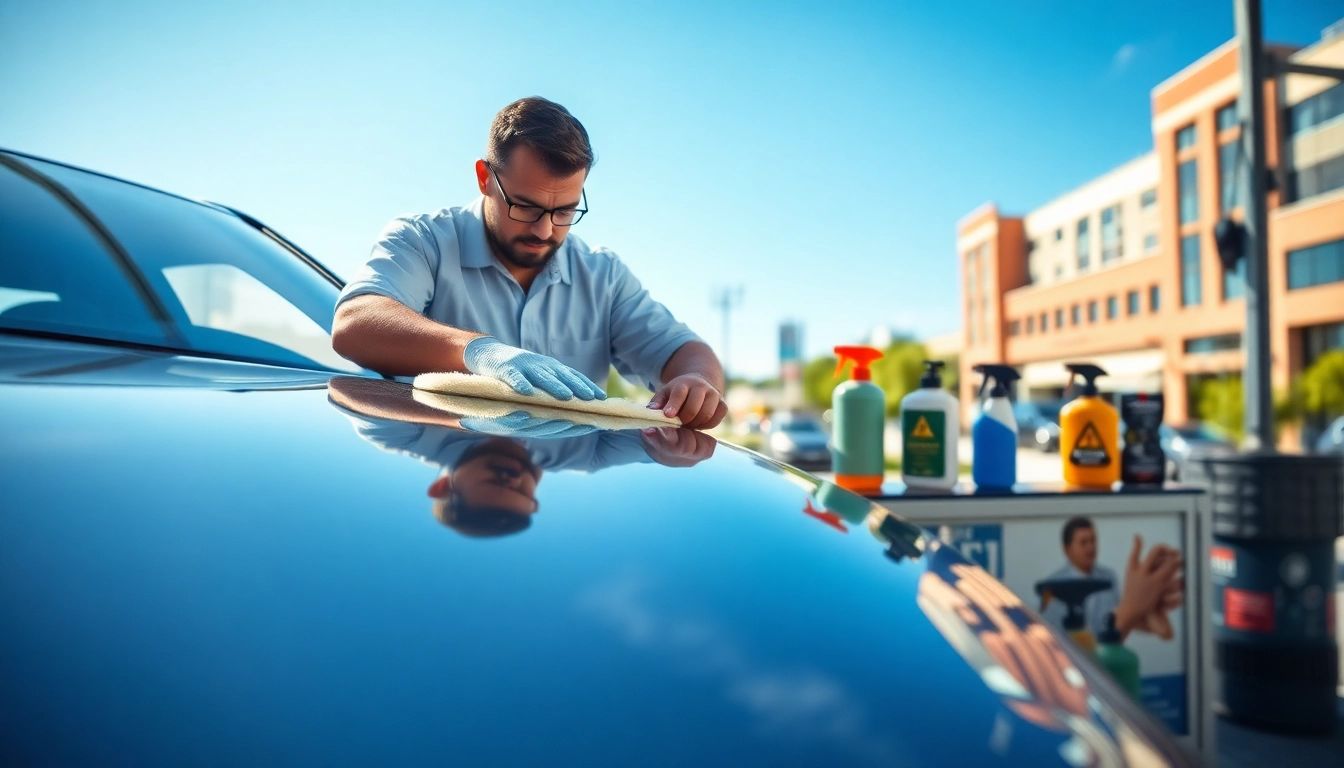 Best car detailing Chattanooga TN service showcasing expert polishing for dynamic vehicle shine.