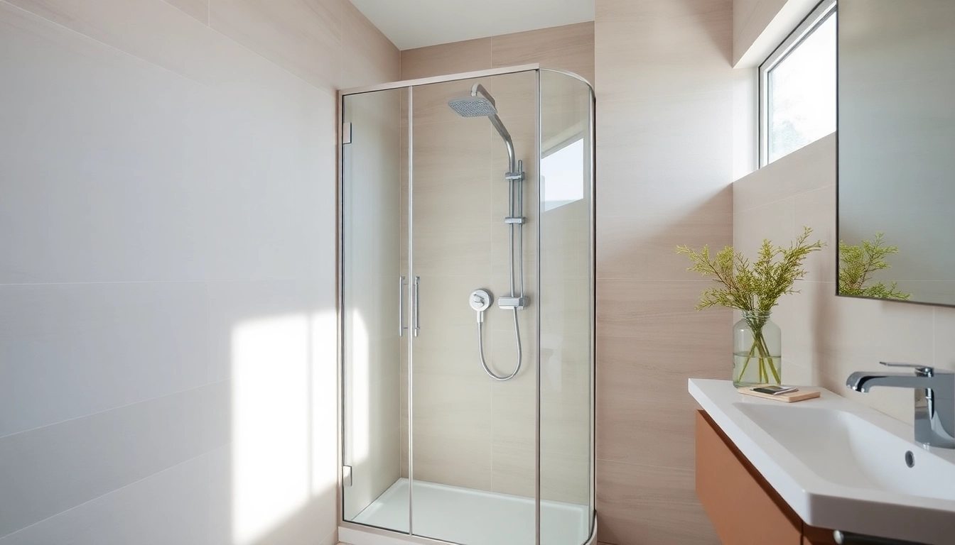 Erlebe die elegante sonni Duschkabine 80x80 in modernem Badezimmerdesign.