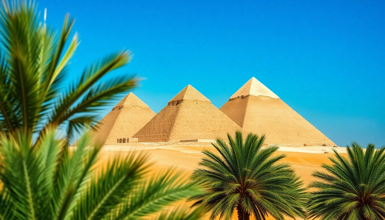 Stunning aerial view of the pyramids showcasing their ancient majesty and beauty.