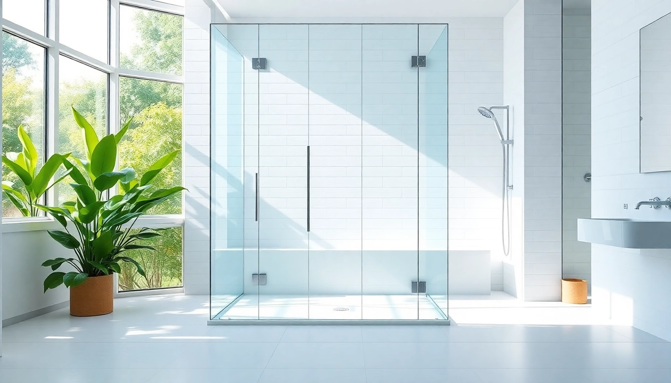Enjoy a rejuvenating sunny shower experience in a modern bathroom setting.