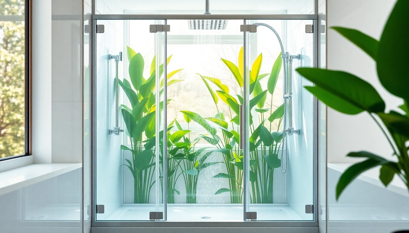 Duschkabine 90x90 in einem modernen Badezimmer mit eleganten Glas- und Chromdetails.