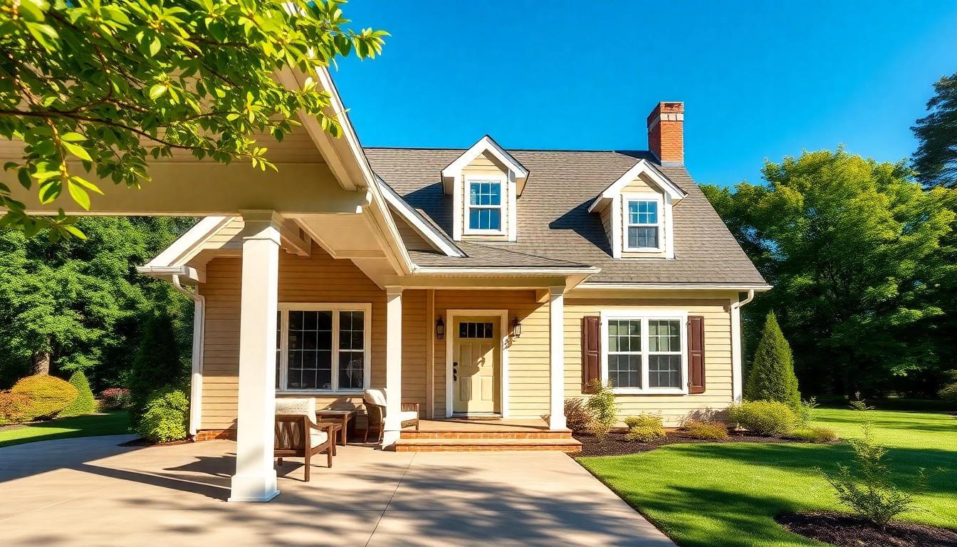 View of a Cape Style Home In-Law Addition featuring inviting architecture and landscaped surroundings.