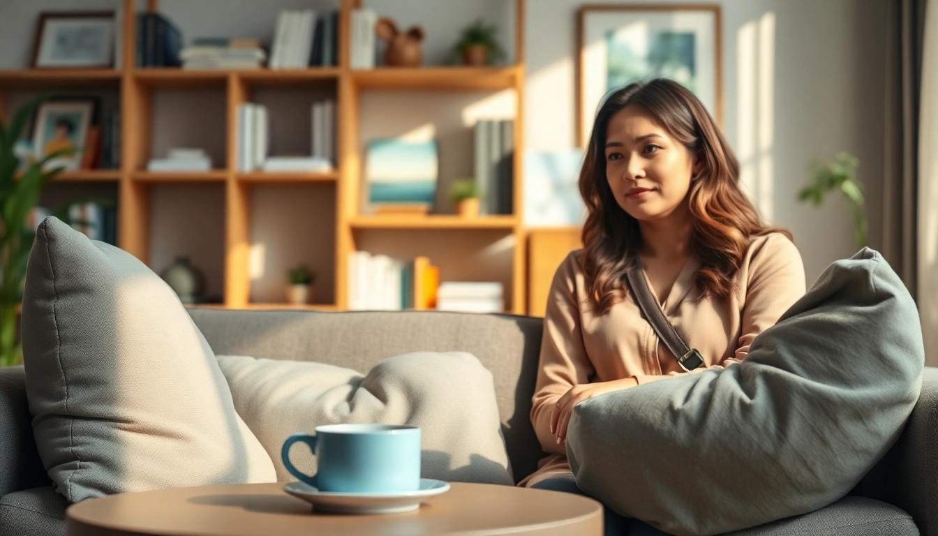 Anxiety symptoms highlighted in a therapeutic conversation between a client and therapist.