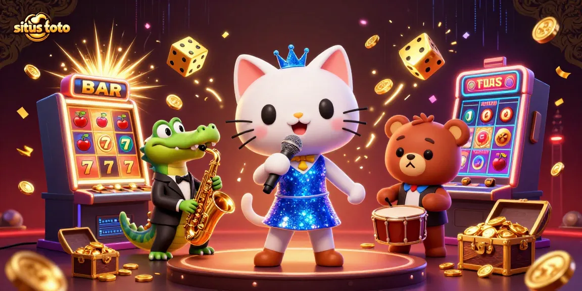 Experience the excitement of situs toto with vibrant casino characters, dazzling jackpots, and dynamic game elements.