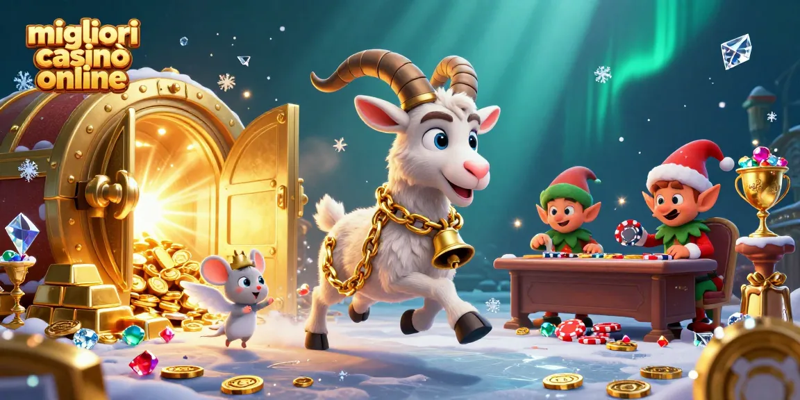 I migliori casinò online mostrano Krampus e un topo angelo in azione, con gremlins che rubano fiches.