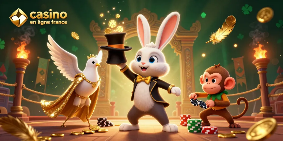 Jouez au casino en ligne France avec des jeux animés captivants, les personnages de jeu et des éléments de chance.