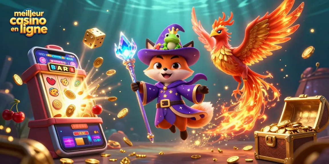 Jouez au meilleur casino en ligne avec des personnages magiques et des jackpots scintillants.