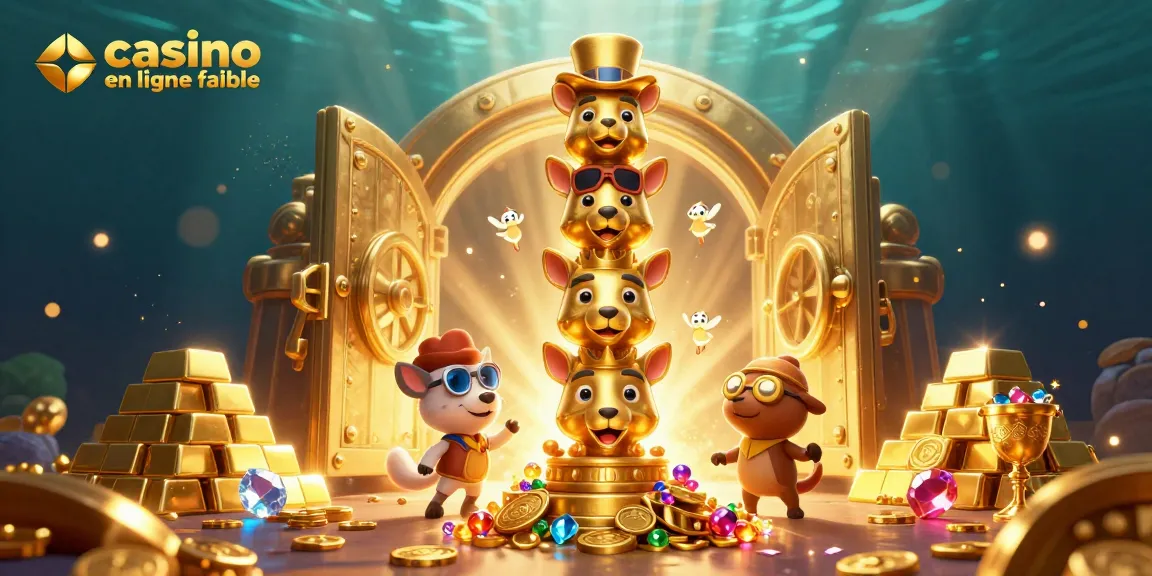 Découvrez les jeux excitants d'un casino en ligne fiable avec un totem animé et des trésors scintillants.