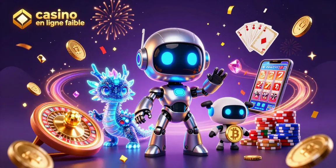 Découvrez le casino en ligne fiable avec notre illustration 3D captivante, riche en détails et en couleurs.