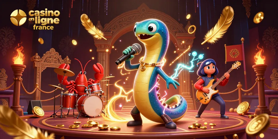 Vivez l'expérience des jeux au casino en ligne France avec une illustration d'un concert sous-marin captivant.