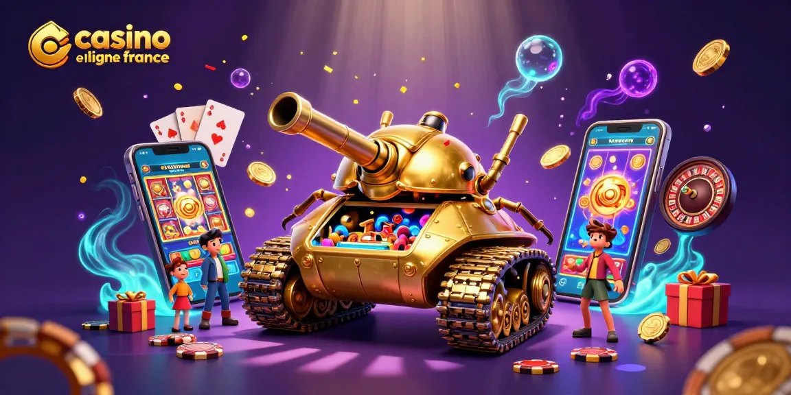 Jouez au casino en ligne en France avec cette illustration animée et immersive !