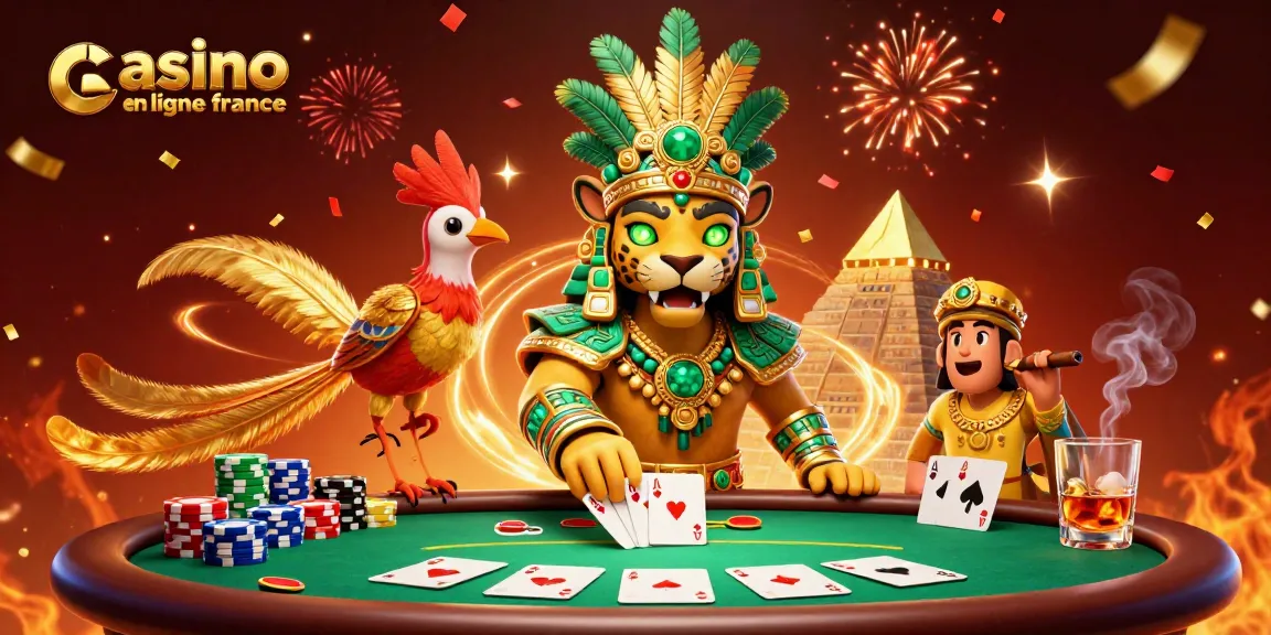 Jouez avec passion au casino en ligne France avec des personnages animés et éléments de jeux vibrants.