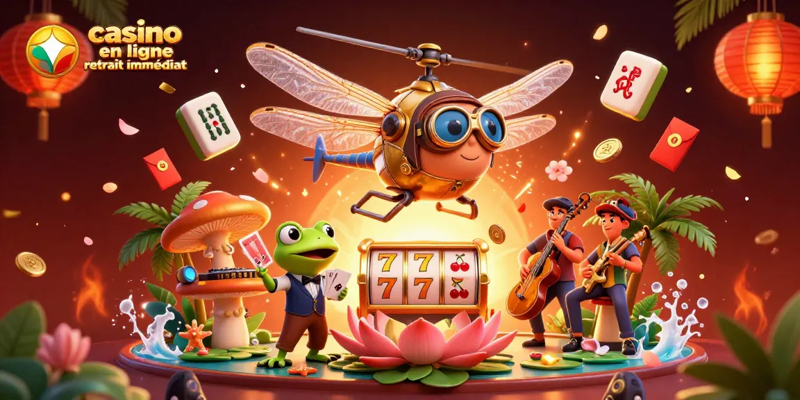 Profitez de l'expérience des jeux au casino en ligne retrait immédiat avec une ambiance dynamique et artistique