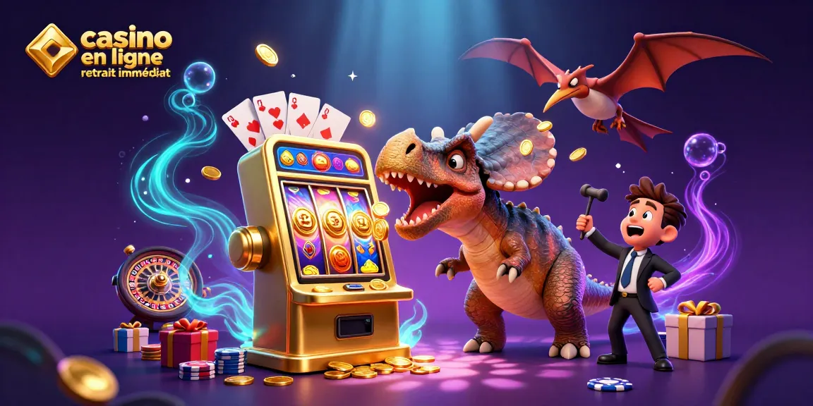 Jouer au casino en ligne retrait immédiat avec des personnages dynamiques et des effets captivants.