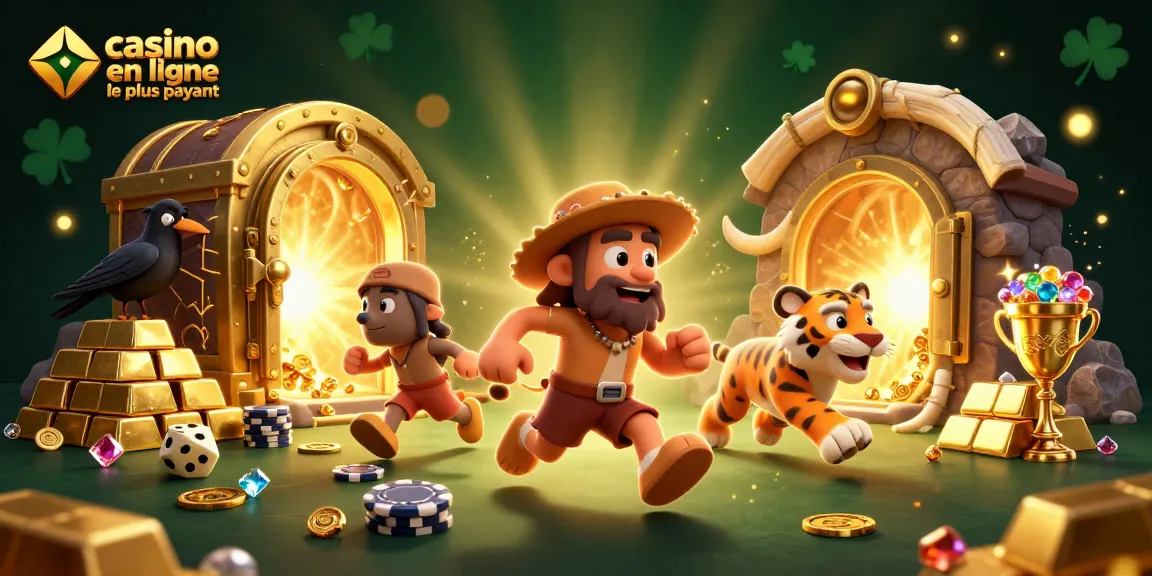 Visitez le casino en ligne le plus payant avec des personnages préhistoriques animés, des trésors scintillants et une ambiance captivante.