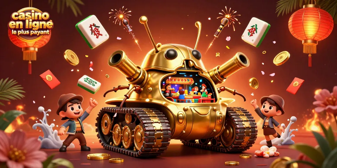 Plongez dans l'univers du casino en ligne le plus payant avec cette illustration dynamique et colorée.