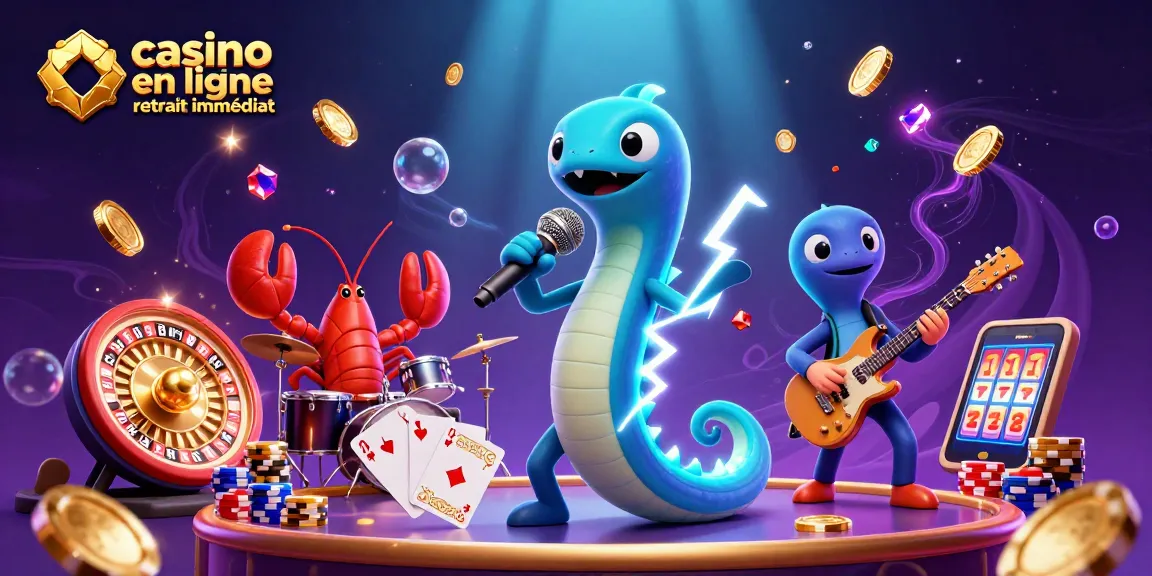Jouez dans un casino en ligne retrait immédiat avec un spectacle artistique dynamique sous-marin unique.